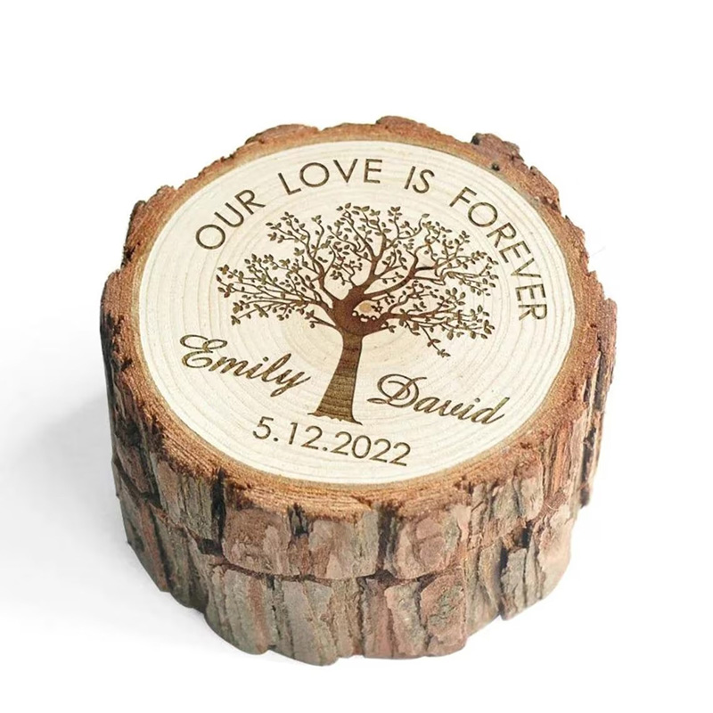 Personalized Wooden Wedding Ri - Wood Ring Blank reseña y precio