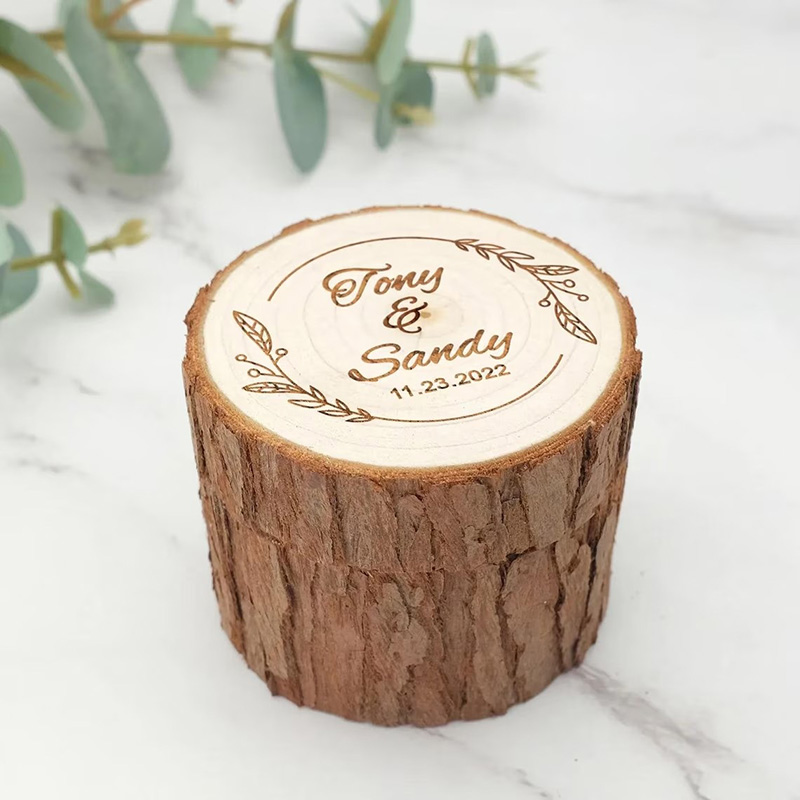 Personalized Wooden Wedding Ri - Wood Ring Blank reseña y precio
