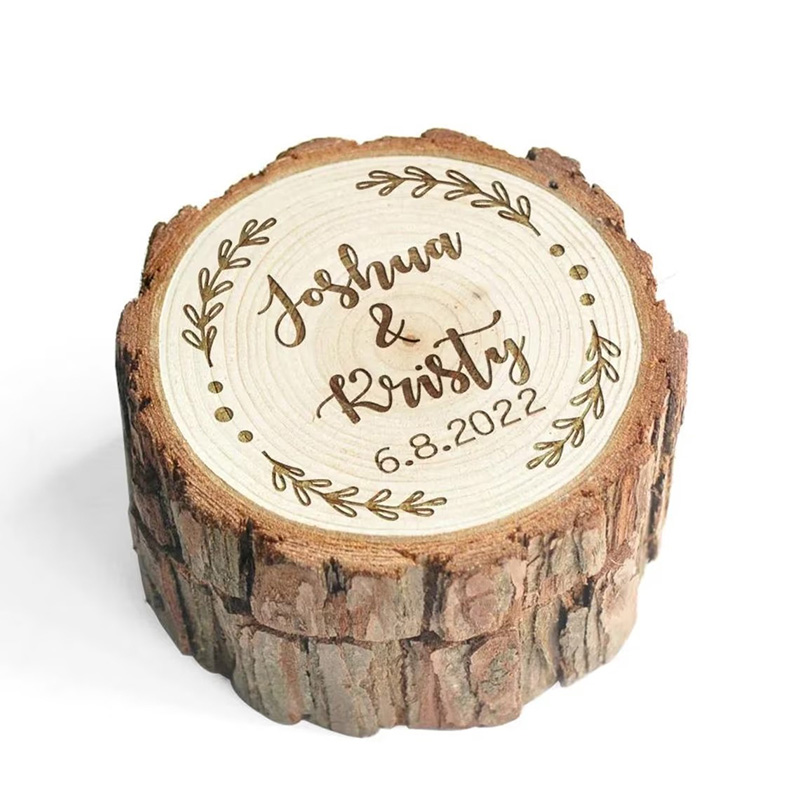 Personalized Wooden Wedding Ri - Wood Ring Blank reseña y precio