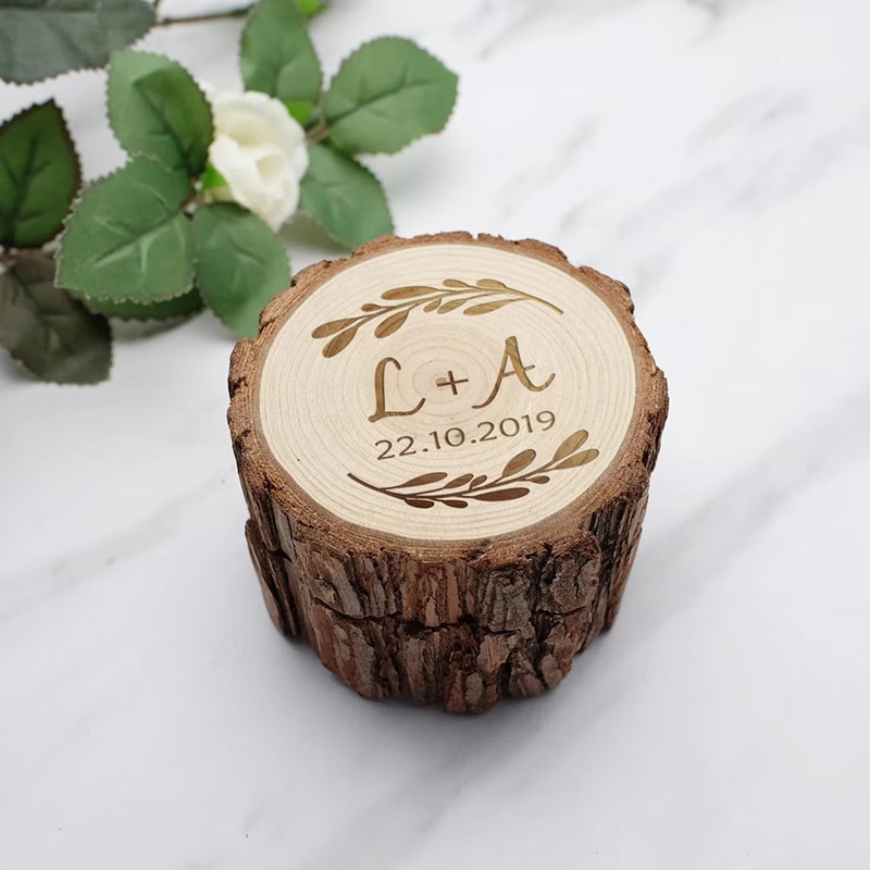 Personalized Wooden Wedding Ri - Wood Ring Blank reseña y precio