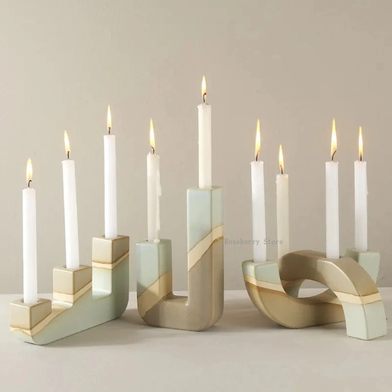 Geometry Candlestick Silicone  - Serving Tray Mold reseña y precio
