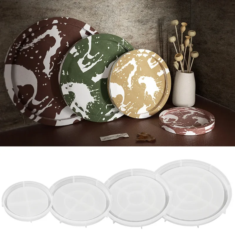 Large round Silicone Rolling T - Serving Tray Mold reseña y precio