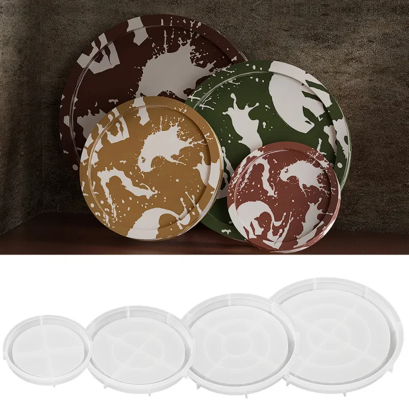 Large round Silicone Rolling T - Serving Tray Mold reseña y precio