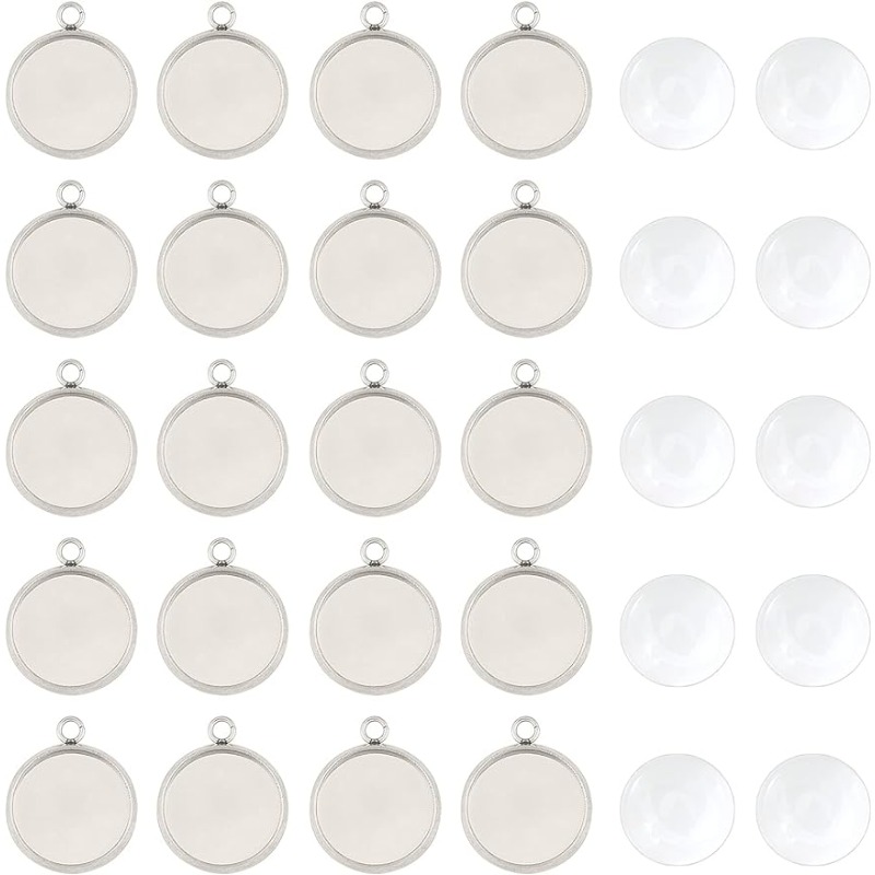 50 sets Pendant Cabochon Jewel - Bezels Set Pendant reseña y precio
