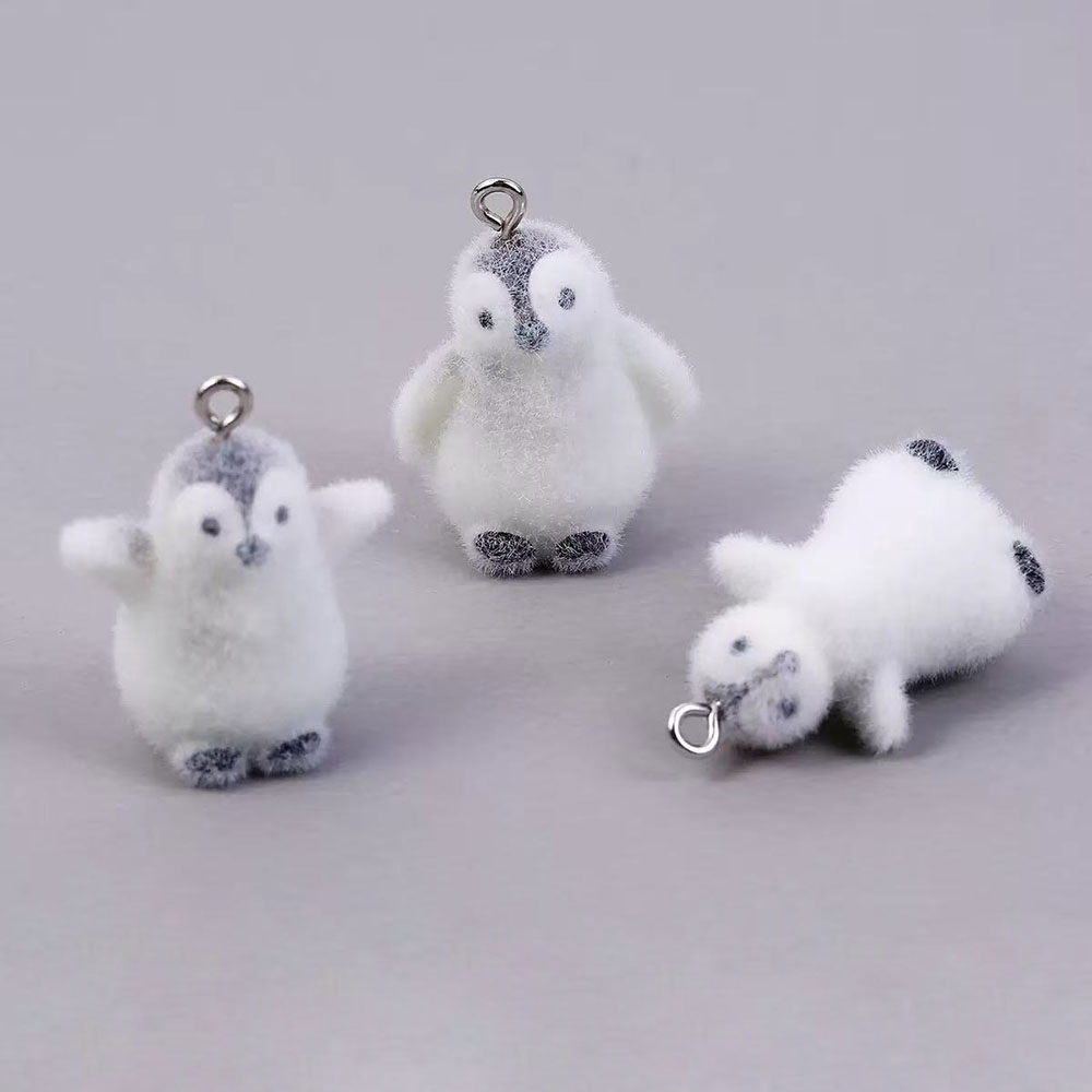 5pcs Flocking Small Penguin Re - Resin Craft Projects reseña y precio