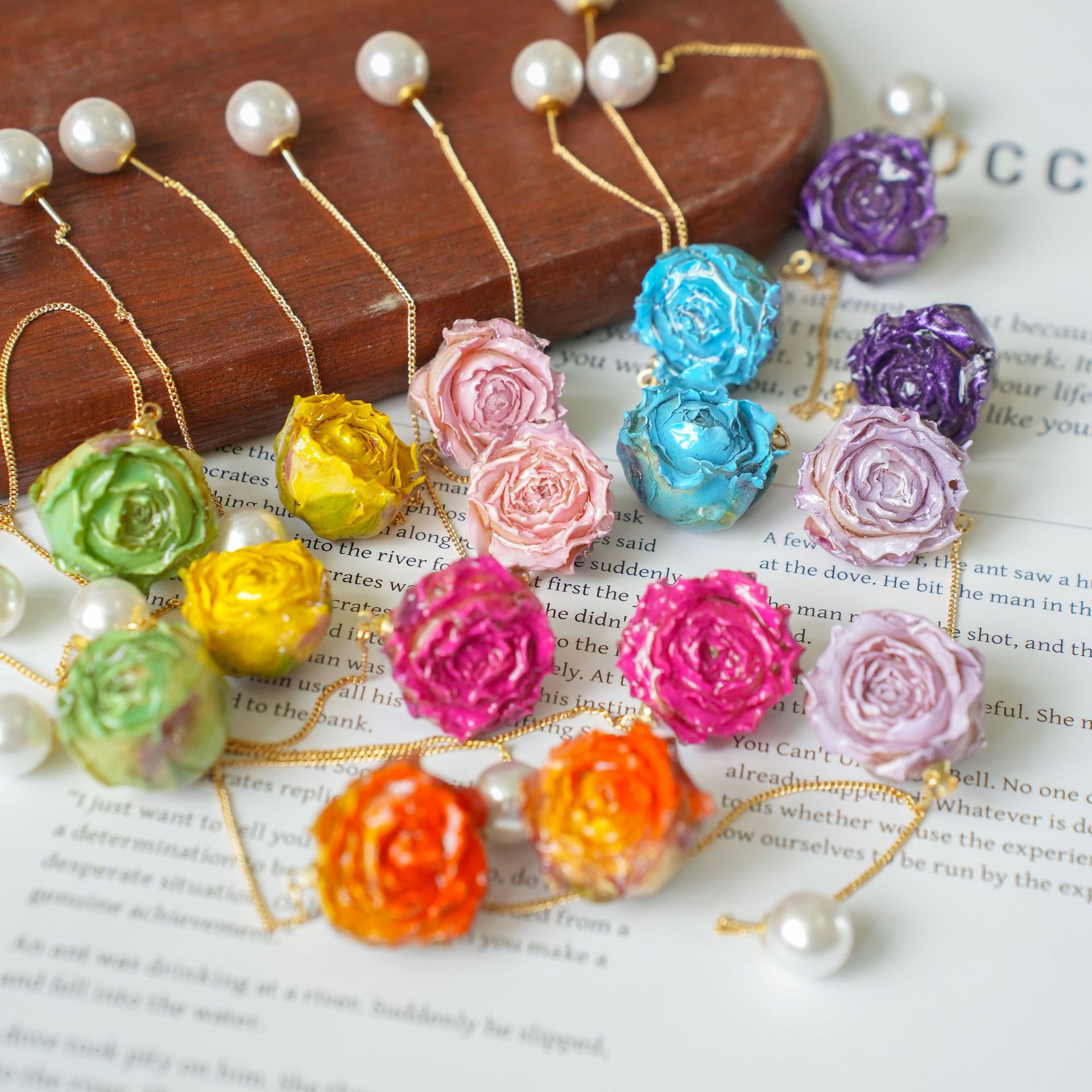 Preserved Rose Flower Series E - Flower Preservation Resin reseña y precio