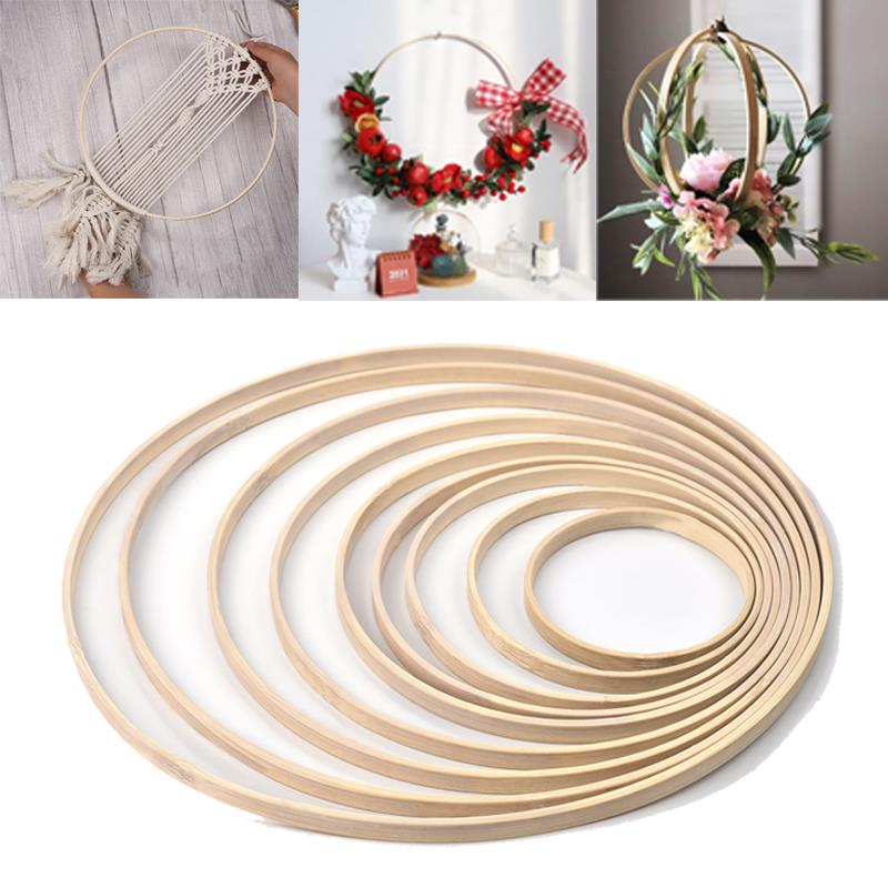 1/5Pcs 8-33cm Wooden DIY Handm - Wood Ring Blank reseña y precio