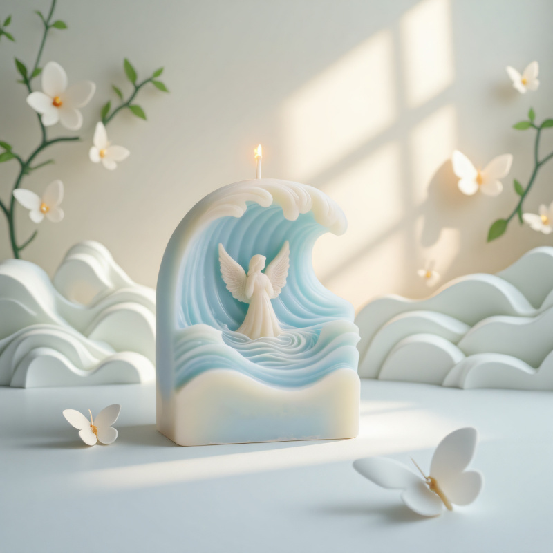 2pcs Wave Angel Silicone Mold  - Resin Ocean Wave Mold reseña y precio