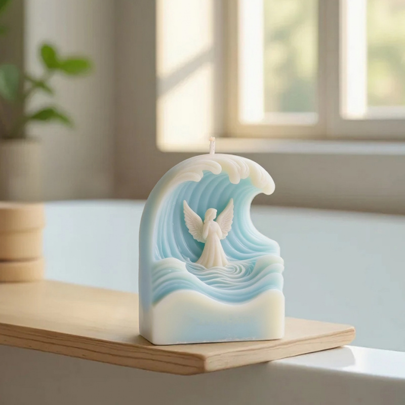 2pcs Wave Angel Silicone Mold  - Resin Ocean Wave Mold reseña y precio